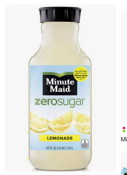 No Sugar Minute Maid Lemonade